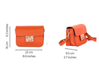 Mimi Bag - Italian Genuine Leather - Crossbody / Shoulder Bag - Made in Italy