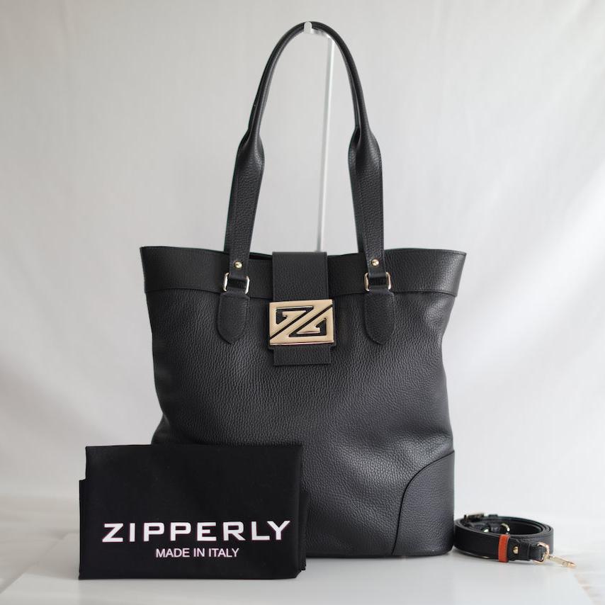 Zoey Tote Bag - Italian Genuine Leather - Tote Bag / Crossbody Bag - Made in Italy