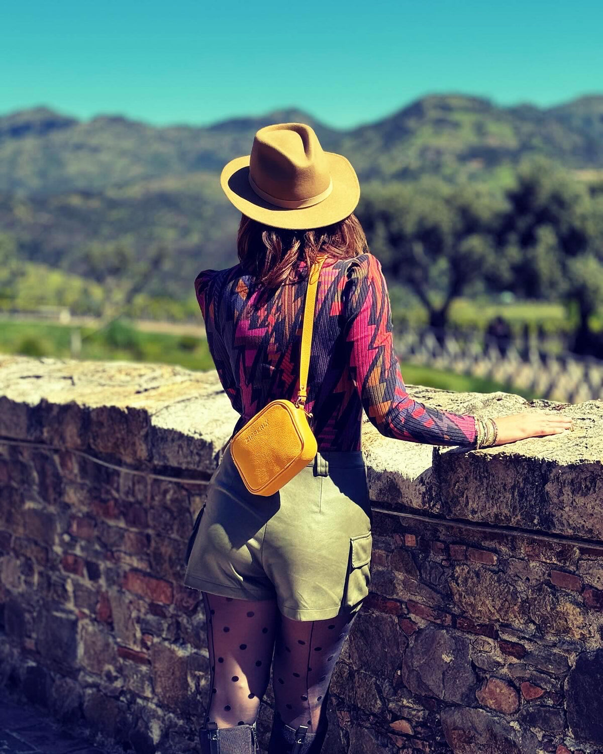 Mini Samy Bag – Couro Legítimo Italiano – Bolsa Transversal – Feita na Itália
