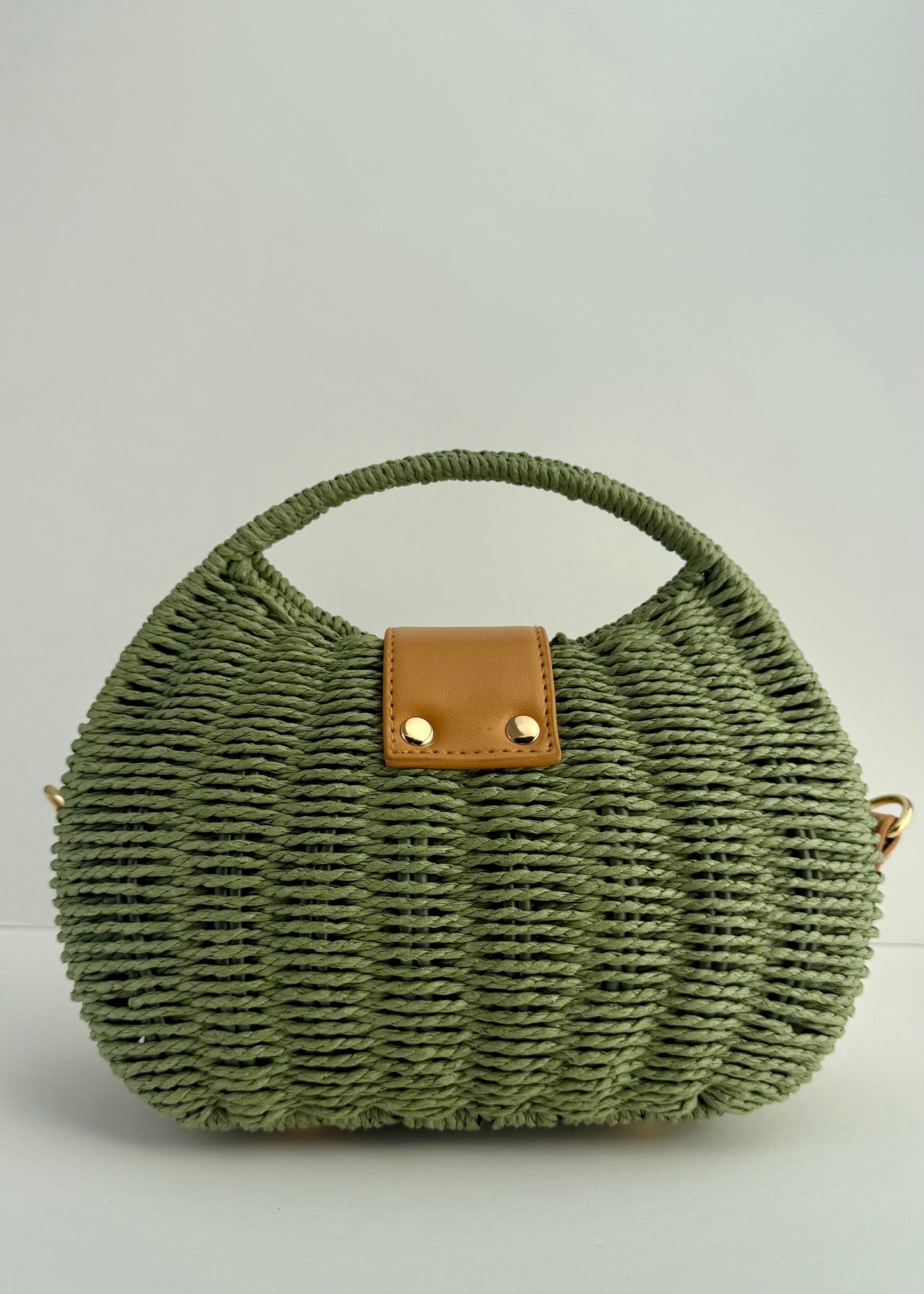Lisa Straw Dumpling Bag