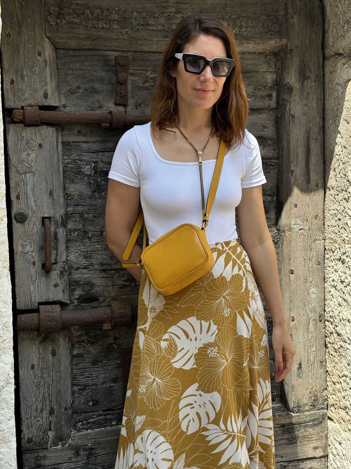 Mini Samy Bag – Couro Legítimo Italiano – Bolsa Transversal – Feita na Itália