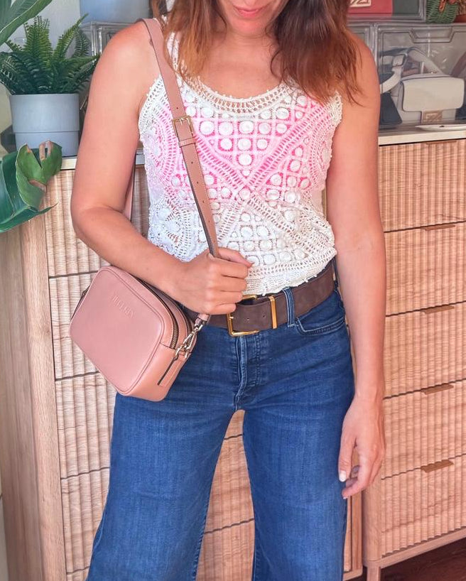 Samy Bag - Italian Genuine Leather - Crossbody / Shoulder Bag - Made in Italy