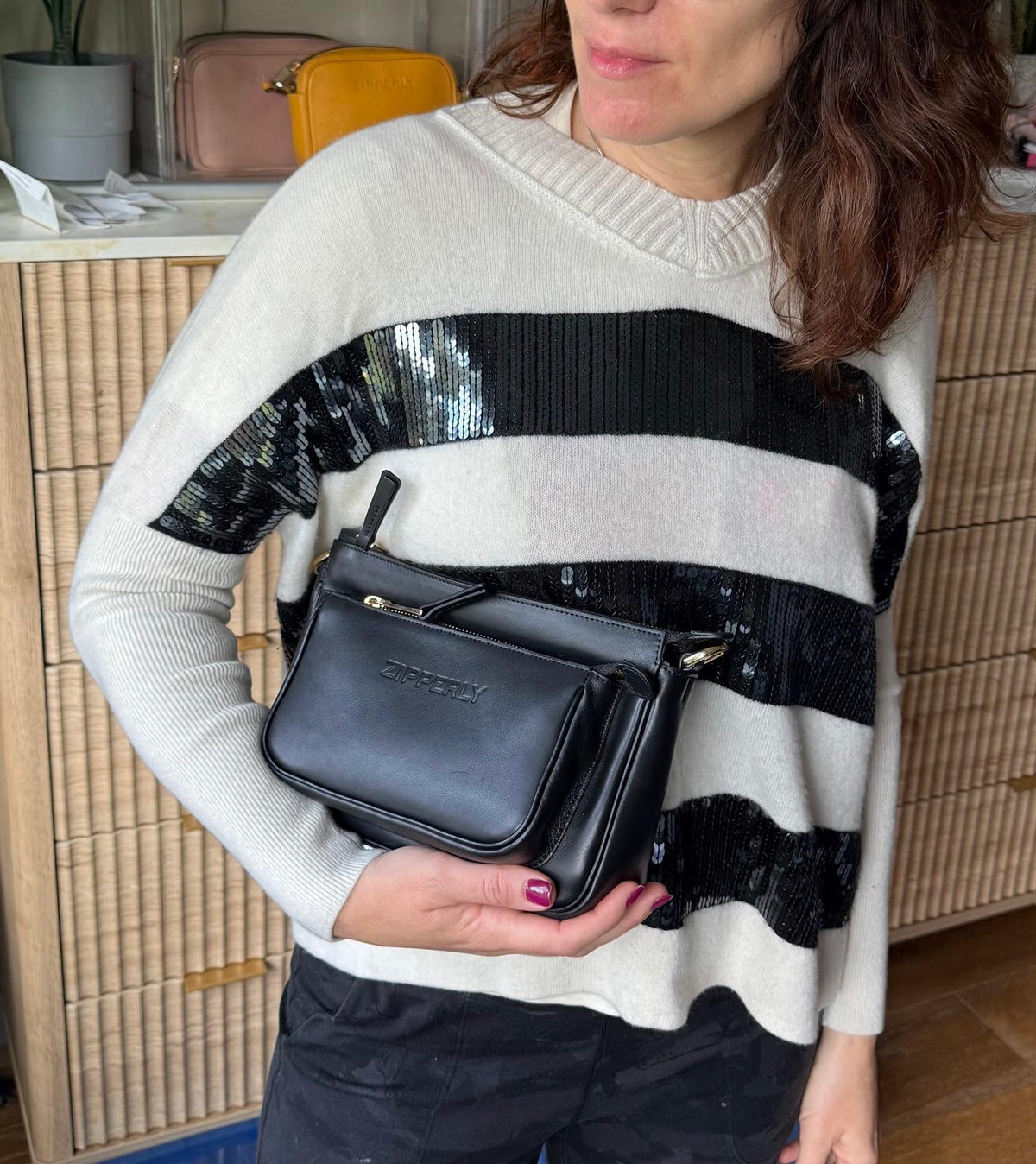 Sofy Bag - Italian Genuine Leather - Crossbody / Shoulder Bag - Made in Italy