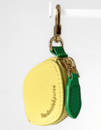 Lemon fruit airtag coin holder keychain