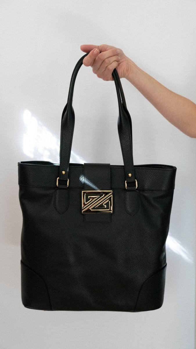 Zoey Bag - Leather Tote Bag for Work & Travel – Italian Genuine