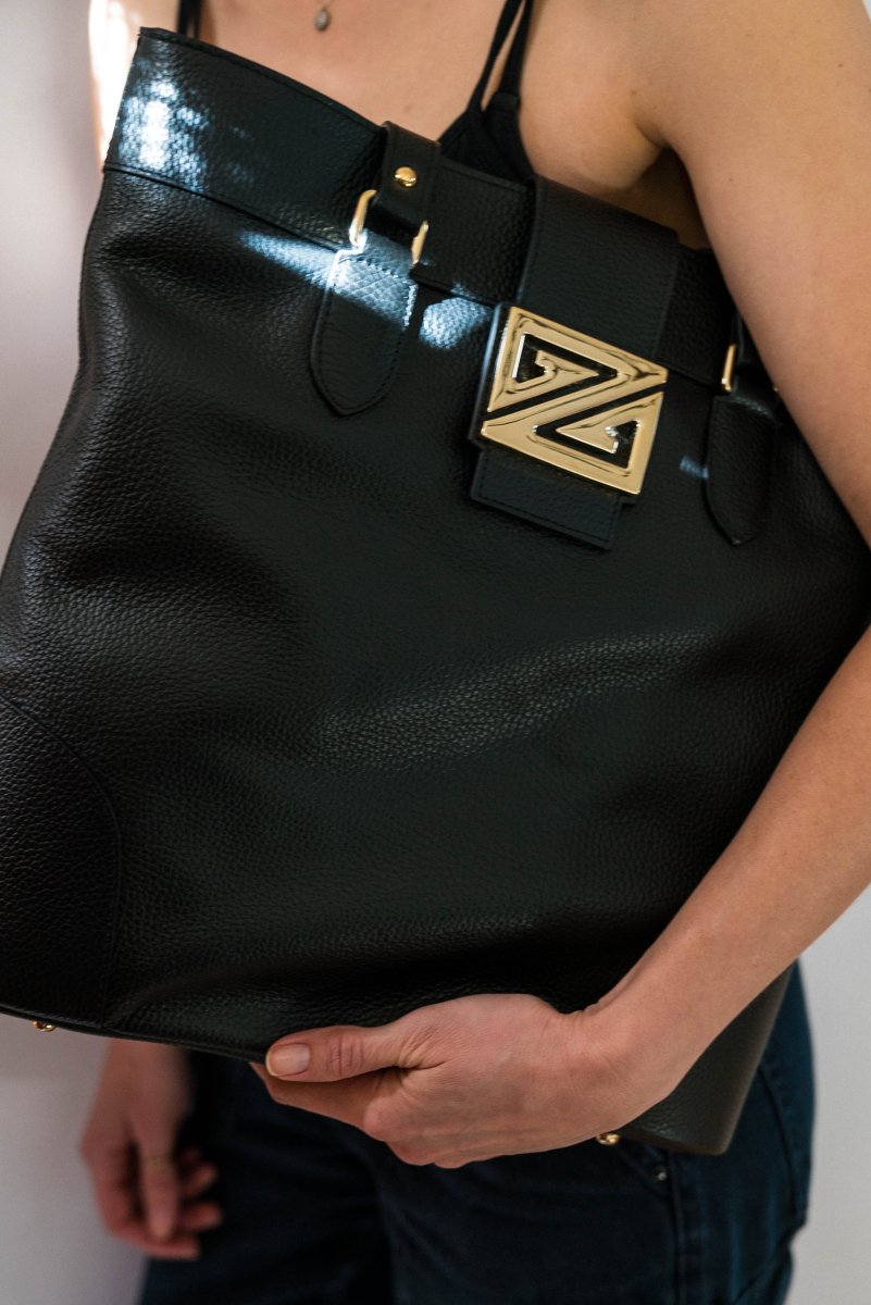 Leather Tote Bag for Work & Travel – Zoey Tote by ZIPPERLY - ZIPPERLY