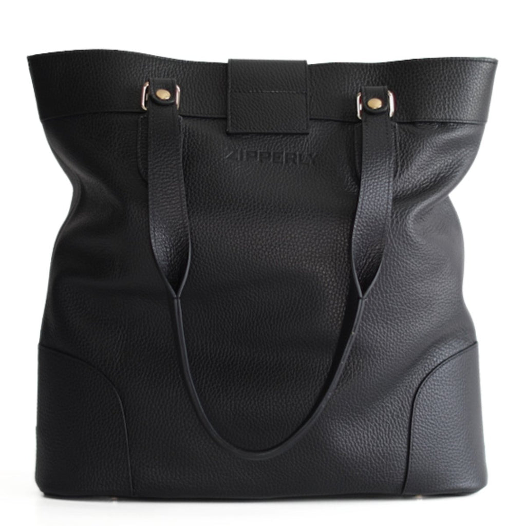 Leather Tote Bag for Work & Travel – Zoey Tote by ZIPPERLY - ZIPPERLY