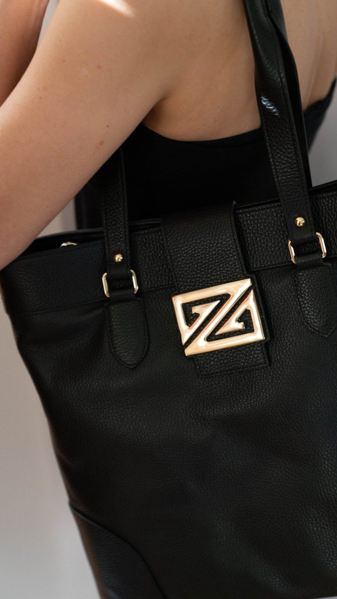 Leather Tote Bag for Work & Travel – Zoey Tote by ZIPPERLY - ZIPPERLY