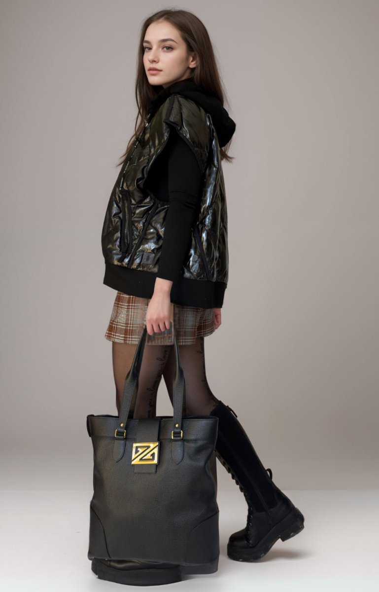 Leather Tote Bag for Work & Travel – Zoey Tote by ZIPPERLY - ZIPPERLY