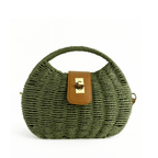 Lisa Straw Dumpling Bag - ZIPPERLY