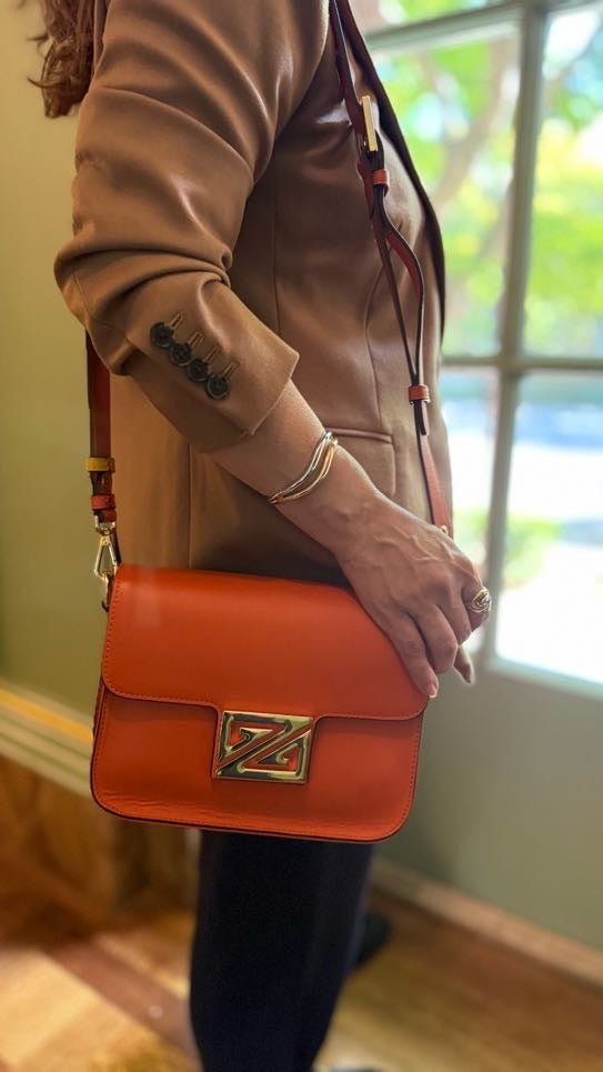 Mimi Bag – Italian Genuine Leather - Shoulder & Crossbody Bag - Made in Italy - ZIPPERLY
