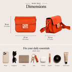 Mimi Bag – Italian Genuine Leather - Shoulder & Crossbody Bag - Made in Italy - ZIPPERLY