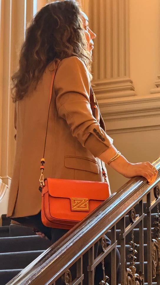 Mimi Bag – Italian Genuine Leather - Shoulder & Crossbody Bag - Made in Italy - ZIPPERLY
