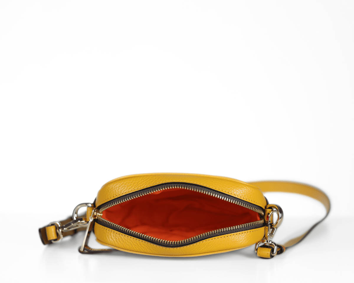 Mini Samy Bag - Italian Genuine Leather - Crossbody Bag - Made in Italy - ZIPPERLY
