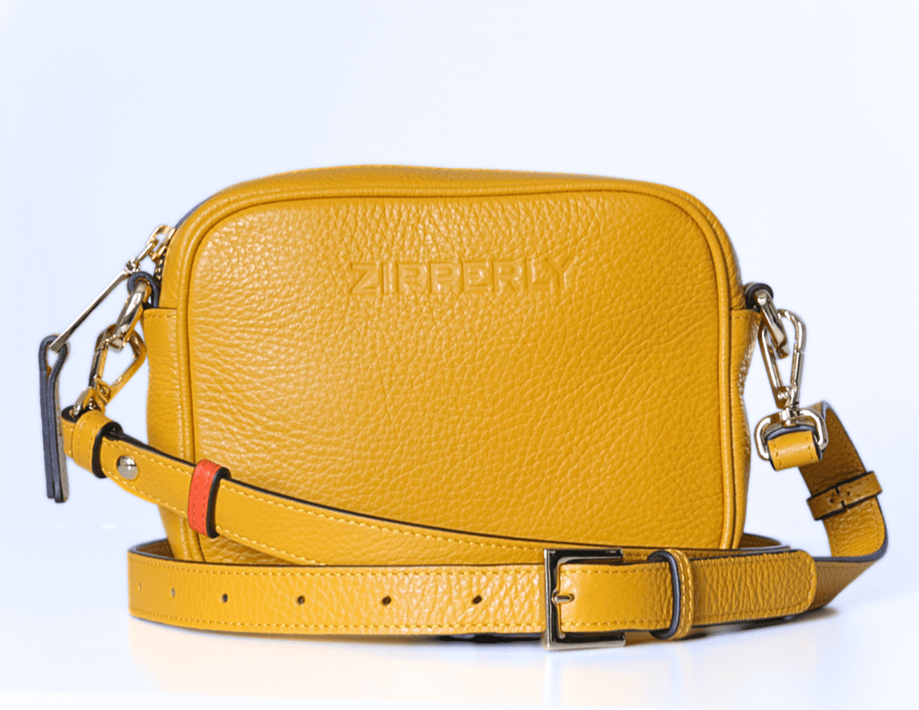 Mini Samy Bag - Italian Genuine Leather - Crossbody Bag - Made in Italy - ZIPPERLY