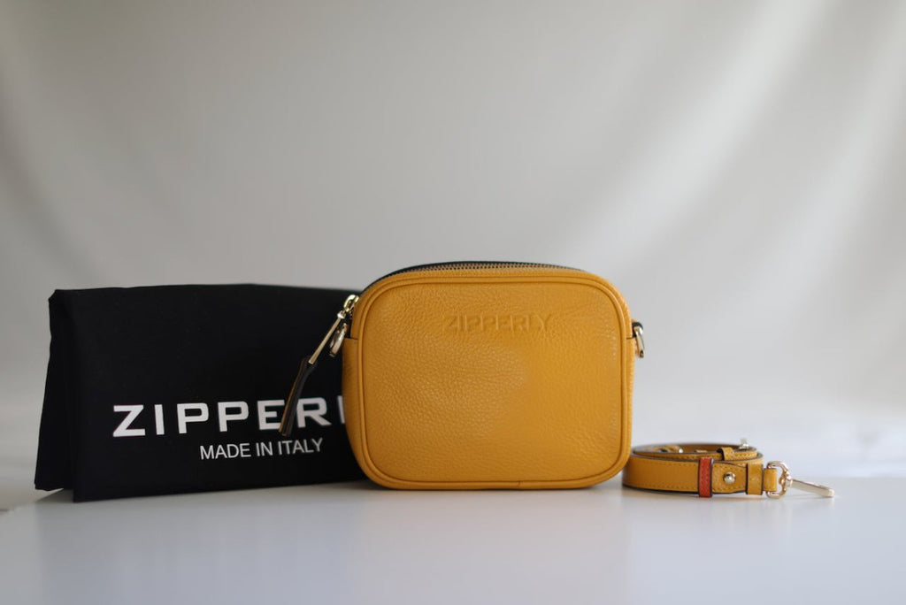 Mini Samy Bag - Italian Genuine Leather - Crossbody Bag - Made in Italy - ZIPPERLY