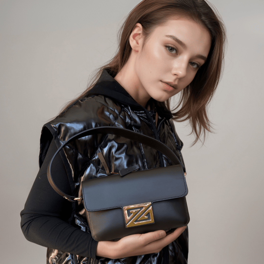 Picco XL Bag - Italian Genuine Leather - Handbag / Shoulder / Crossbody Bag - Made in Italy - ZIPPERLY