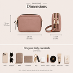Samy Bag - Italian Genuine Leather - Crossbody / Shoulder Bag - Made in Italy - ZIPPERLY
