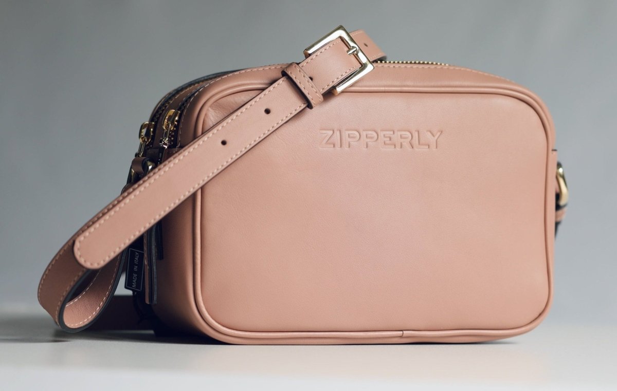 Samy Bag - Italian Genuine Leather - Crossbody / Shoulder Bag - Made in Italy - ZIPPERLY