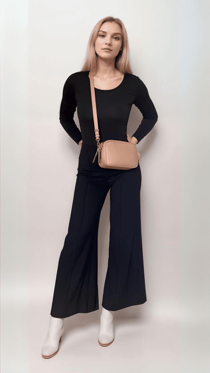 Samy Bag - Italian Genuine Leather - Crossbody / Shoulder Bag - Made in Italy - ZIPPERLY