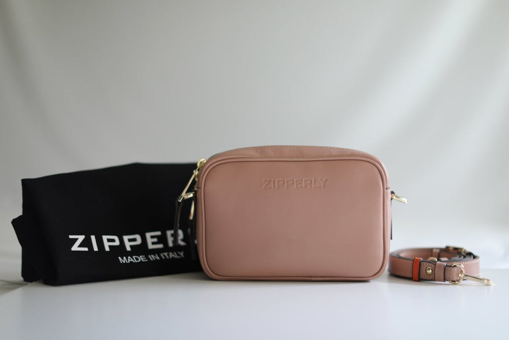 Samy Bag - Italian Genuine Leather - Crossbody / Shoulder Bag - Made in Italy - ZIPPERLY