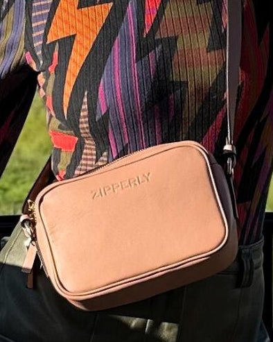 Samy Bag - Italian Genuine Leather - Crossbody / Shoulder Bag - Made in Italy - ZIPPERLY