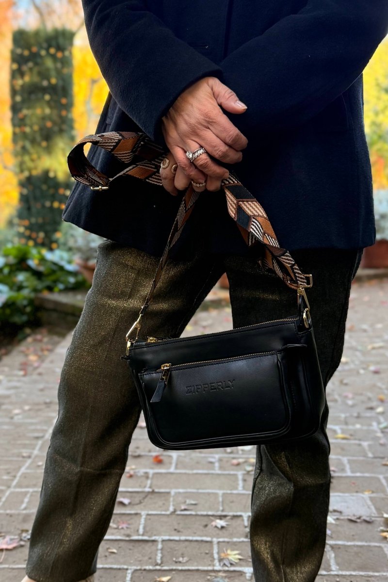 Sofy Bag - Italian Genuine Leather - Crossbody / Shoulder Bag - Made in Italy - ZIPPERLY