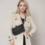 Sofy Bag - Italian Genuine Leather - Crossbody / Shoulder Bag - Made in Italy - ZIPPERLY