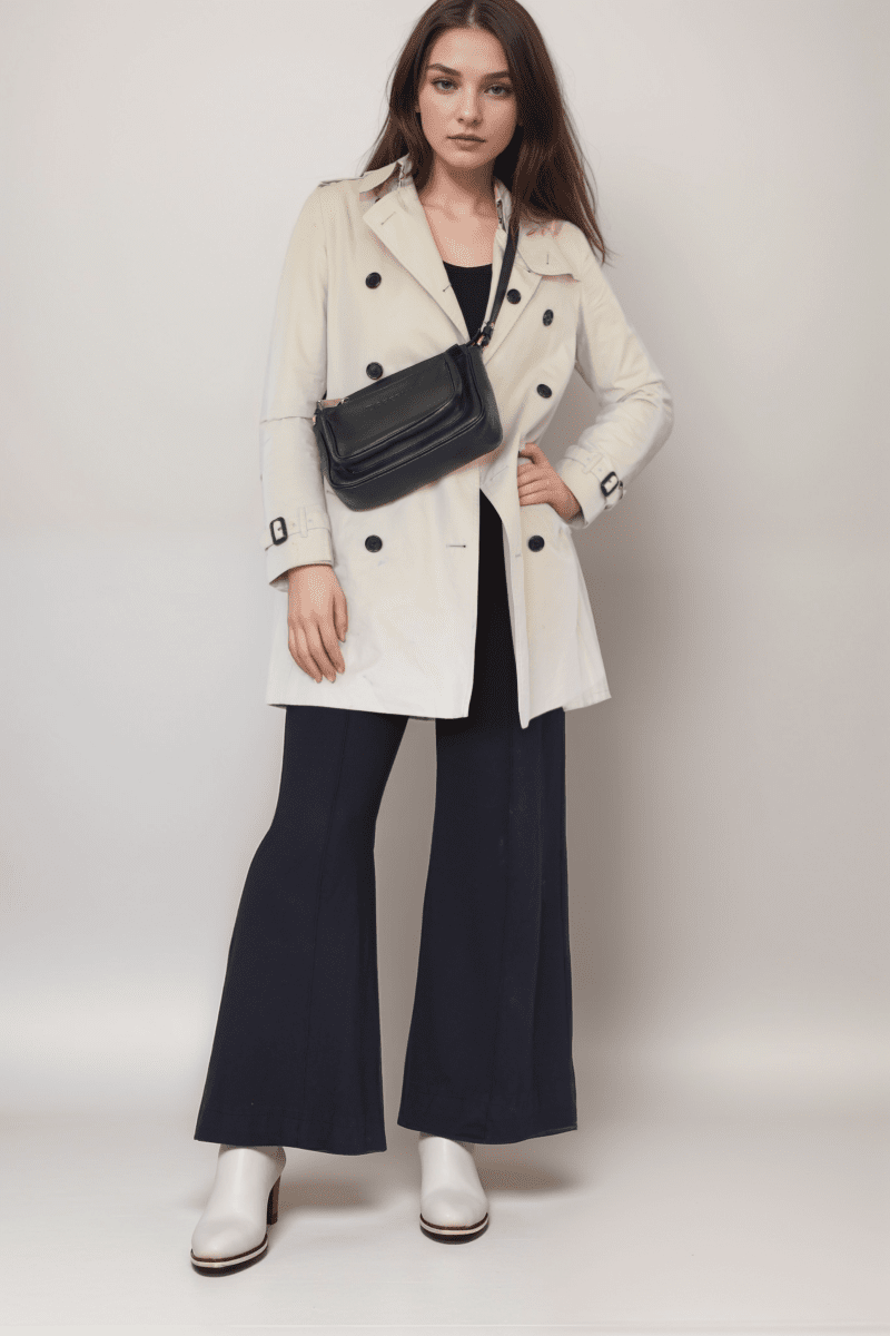 Sofy Bag - Italian Genuine Leather - Crossbody / Shoulder Bag - Made in Italy - ZIPPERLY